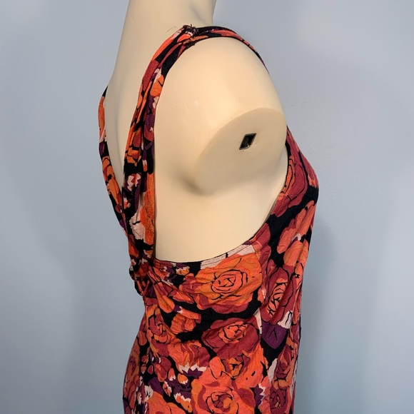 Free People Floral Tank Top - Red and Black - Picture 3 of 10